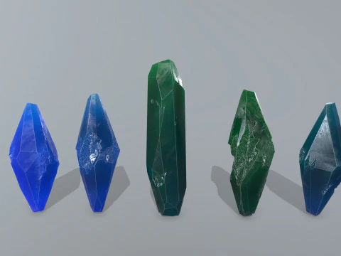 Crystal set 1 3D Model
