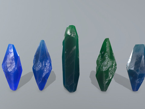 Crystal set 1 Modelo 3D