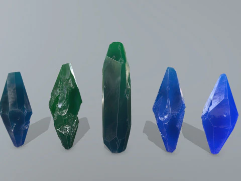 Crystal set 1 3D Model