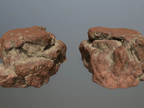 Pustynne skały Model 3D