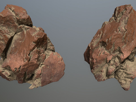 Desert rocks 3D Model