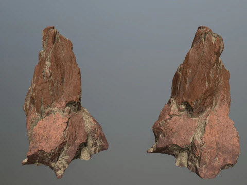 Pustynne skały Model 3D