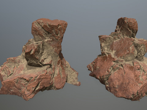 Desert rocks 3D Model