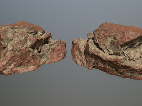 Desert rocks 3D Model