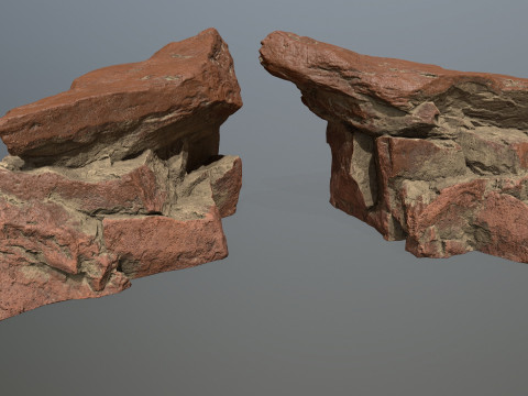Desert rocks 3D Model