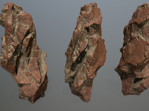 Desert rocks 3D Model