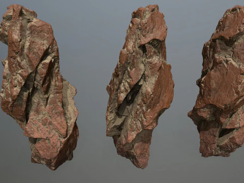 Pustynne skały Model 3D