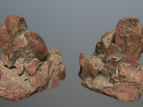 Desert rocks 3D Model