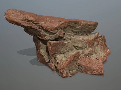 Pustynne skały Model 3D