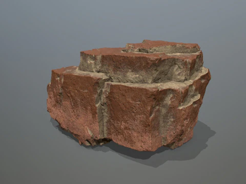 Pustynne skały Model 3D