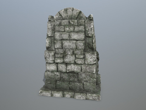 Lion Stone Throne 3D 模型