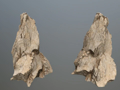 Desert rocks 3D Model