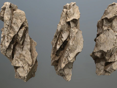 Desert rocks 3D Model