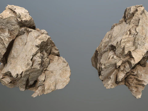 Desert rocks 3D Model