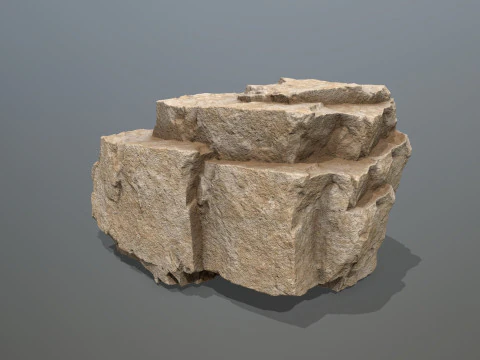 Desert rocks 3D Model