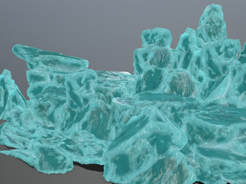 Ice rocks 3D 模型