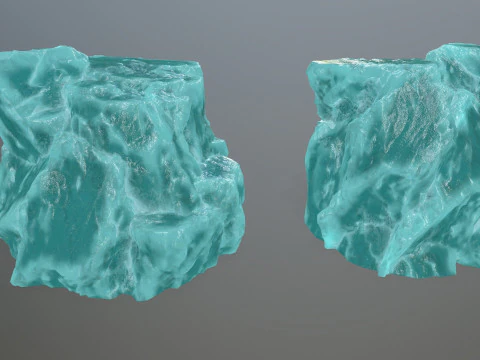 Buz kayaları 3D Model