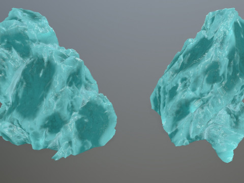 Ice rocks 3D 模型