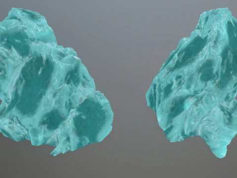 Buz kayaları 3D Model