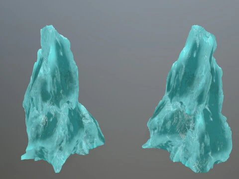 Buz kayaları 3D Model