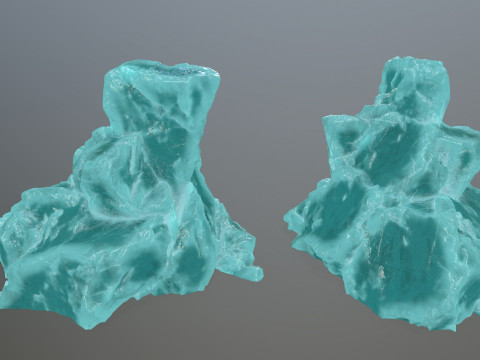 Ice rocks 3D 模型
