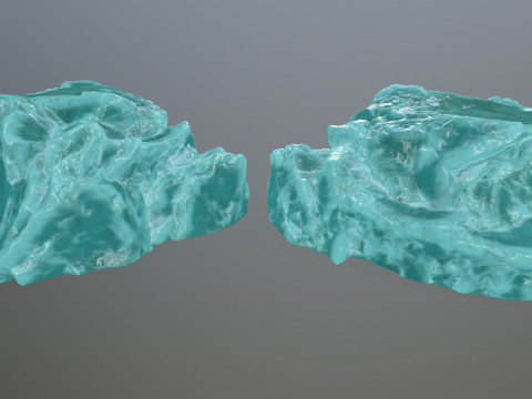 Ice rocks 3D 模型