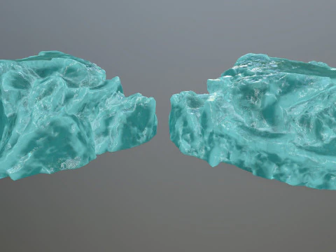 Buz kayaları 3D Model