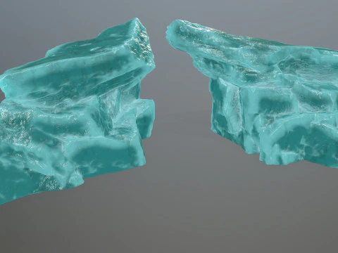 Buz kayaları 3D Model