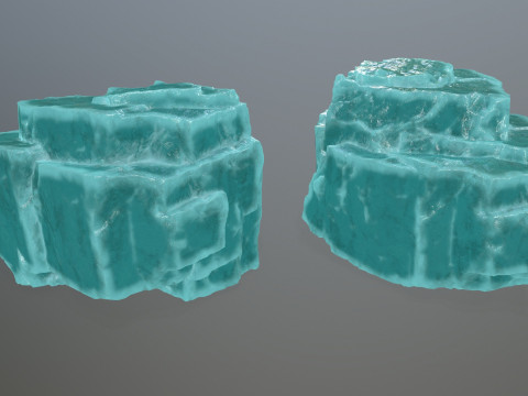 Ice rocks 3D 模型