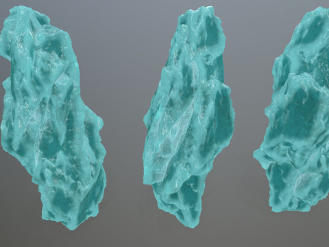 Ice rocks 3D 模型