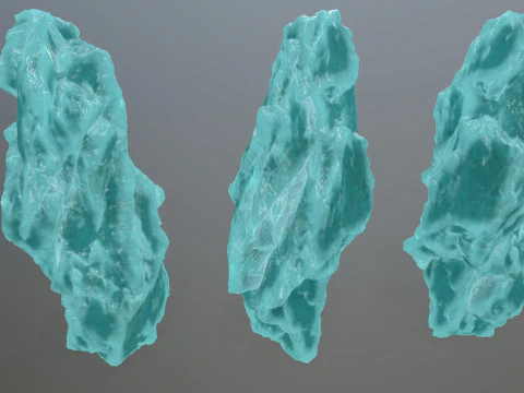 Buz kayaları 3D Model