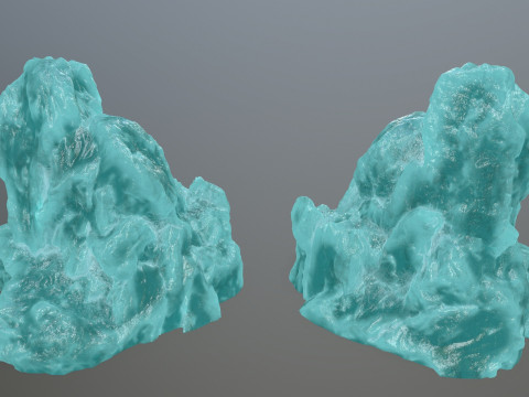 Ice rocks 3D 模型