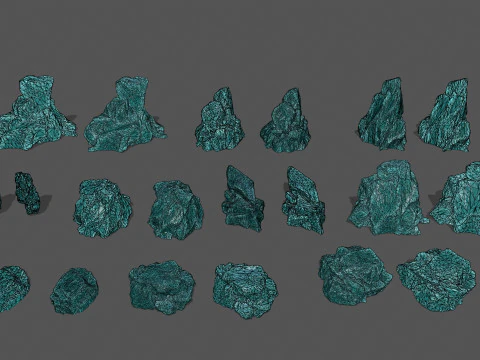 Buz kayaları 3D Model