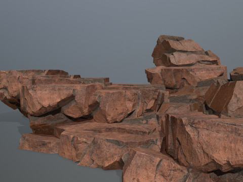 Desert rocks 3Dモデル