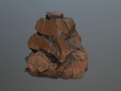 Скелі пустелі 3D Модель