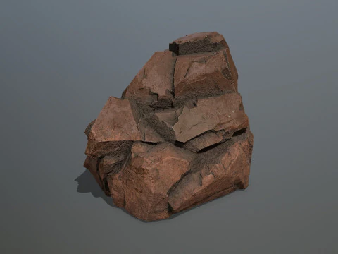 Скелі пустелі 3D Модель