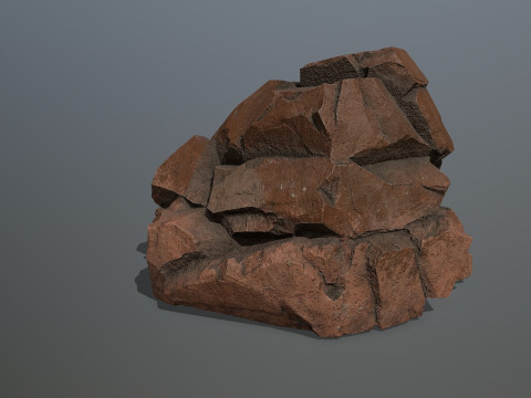 Desert rocks 3Dモデル