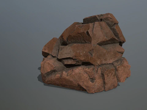 Скелі пустелі 3D Модель