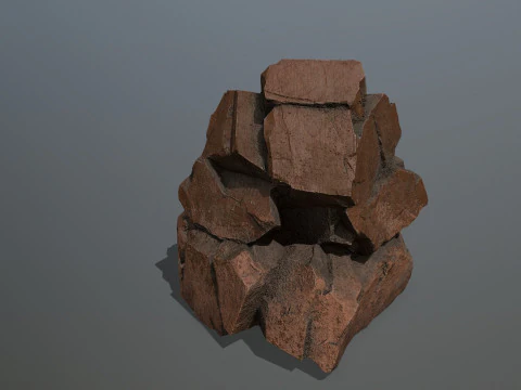 Скелі пустелі 3D Модель