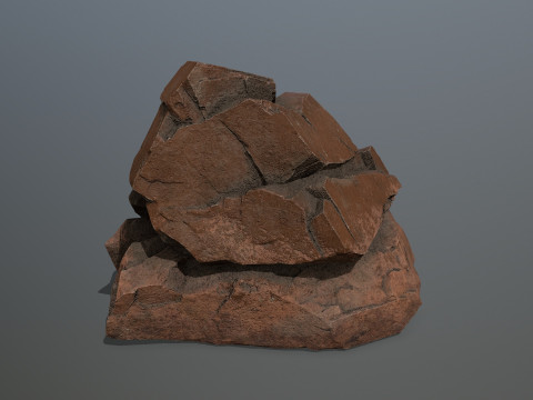 Desert rocks 3Dモデル