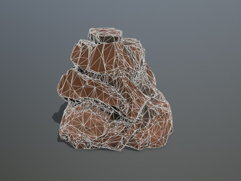 Desert rocks 3Dモデル