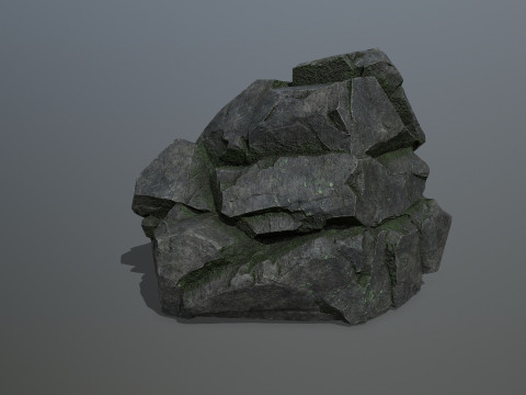 Cliff rocks 3D Модель