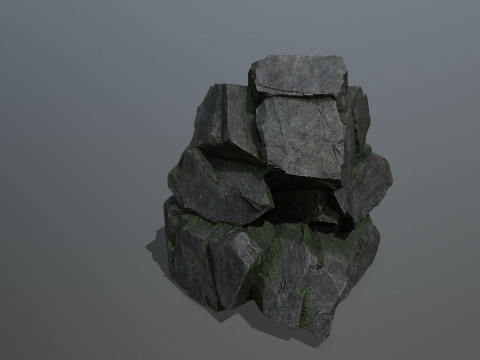 Cliff rocks 3D Модель