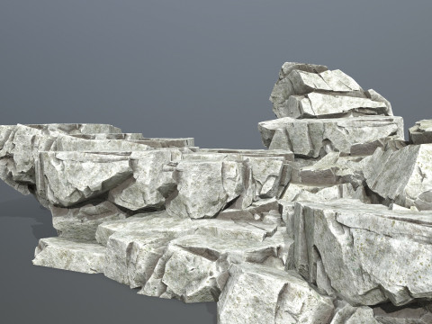 White rock Model 3D