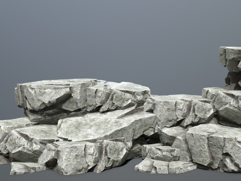 White rock 3Dモデル
