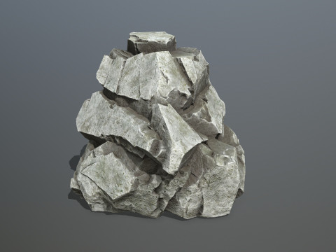 White rock 3Dモデル