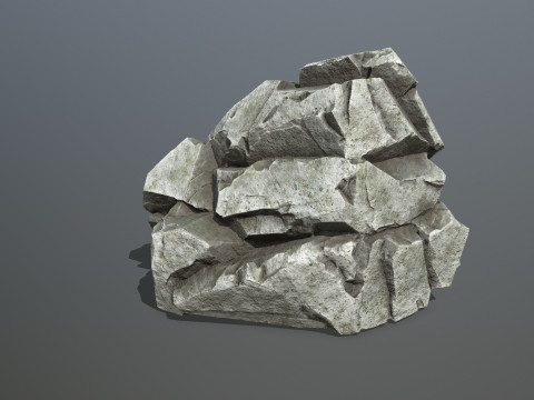 White rock 3Dモデル