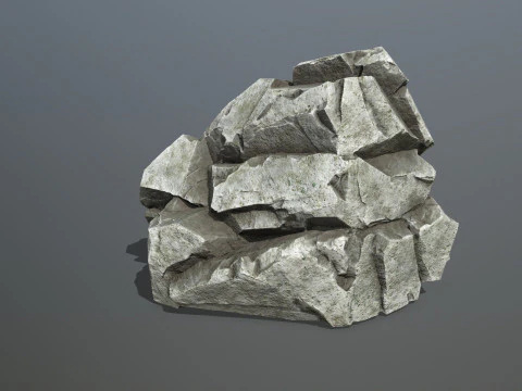 White rock 3D Model