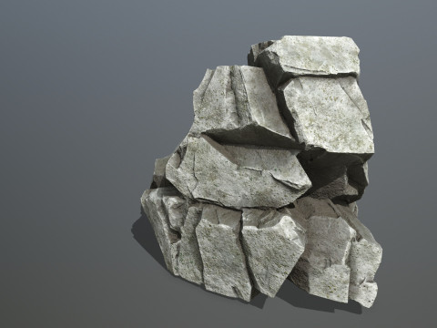 White rock 3Dモデル