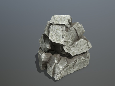 White rock 3Dモデル